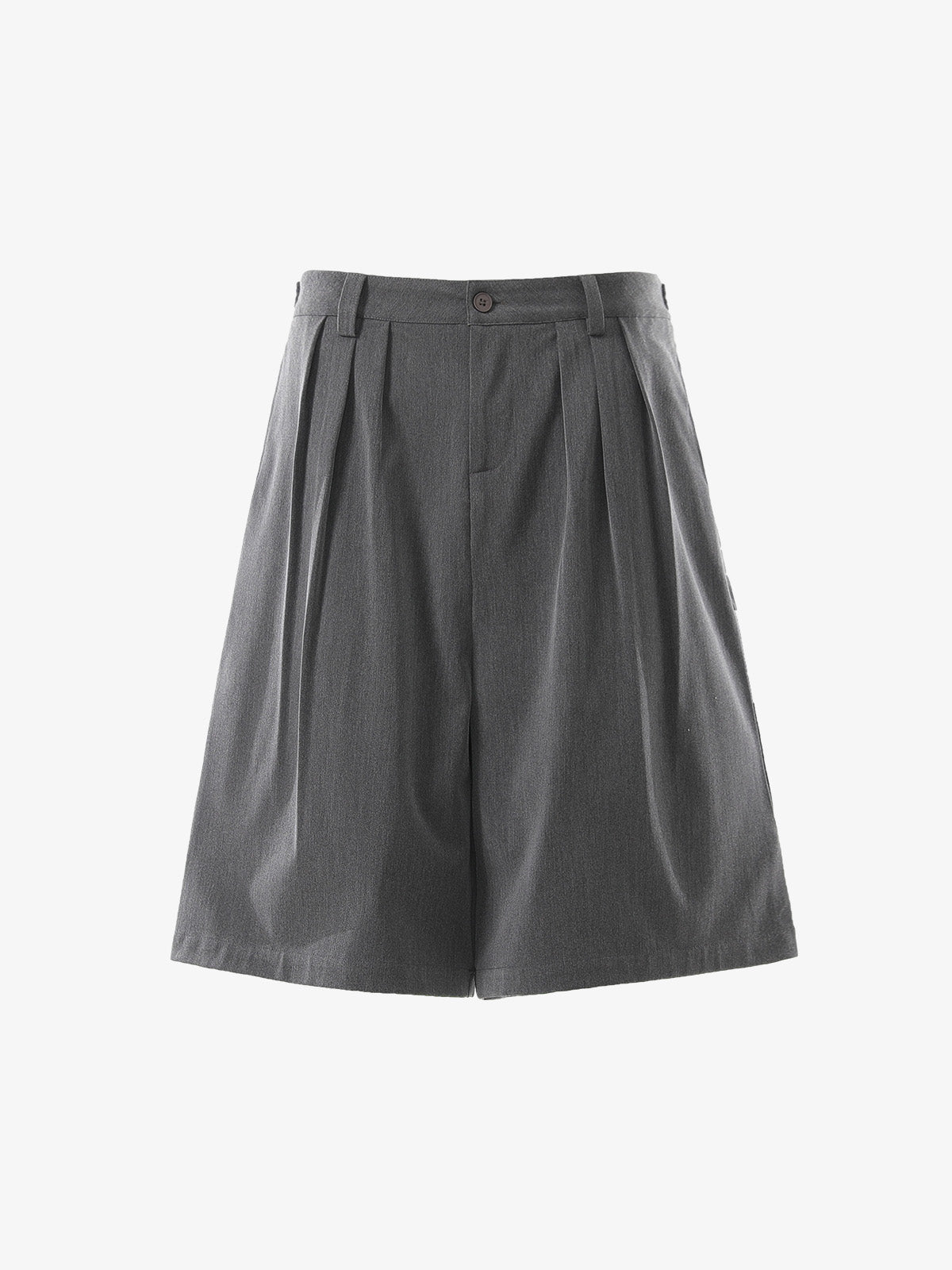 Pleated Wide-Leg Shorts 