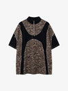 Leopard Patchwork Fur Tee