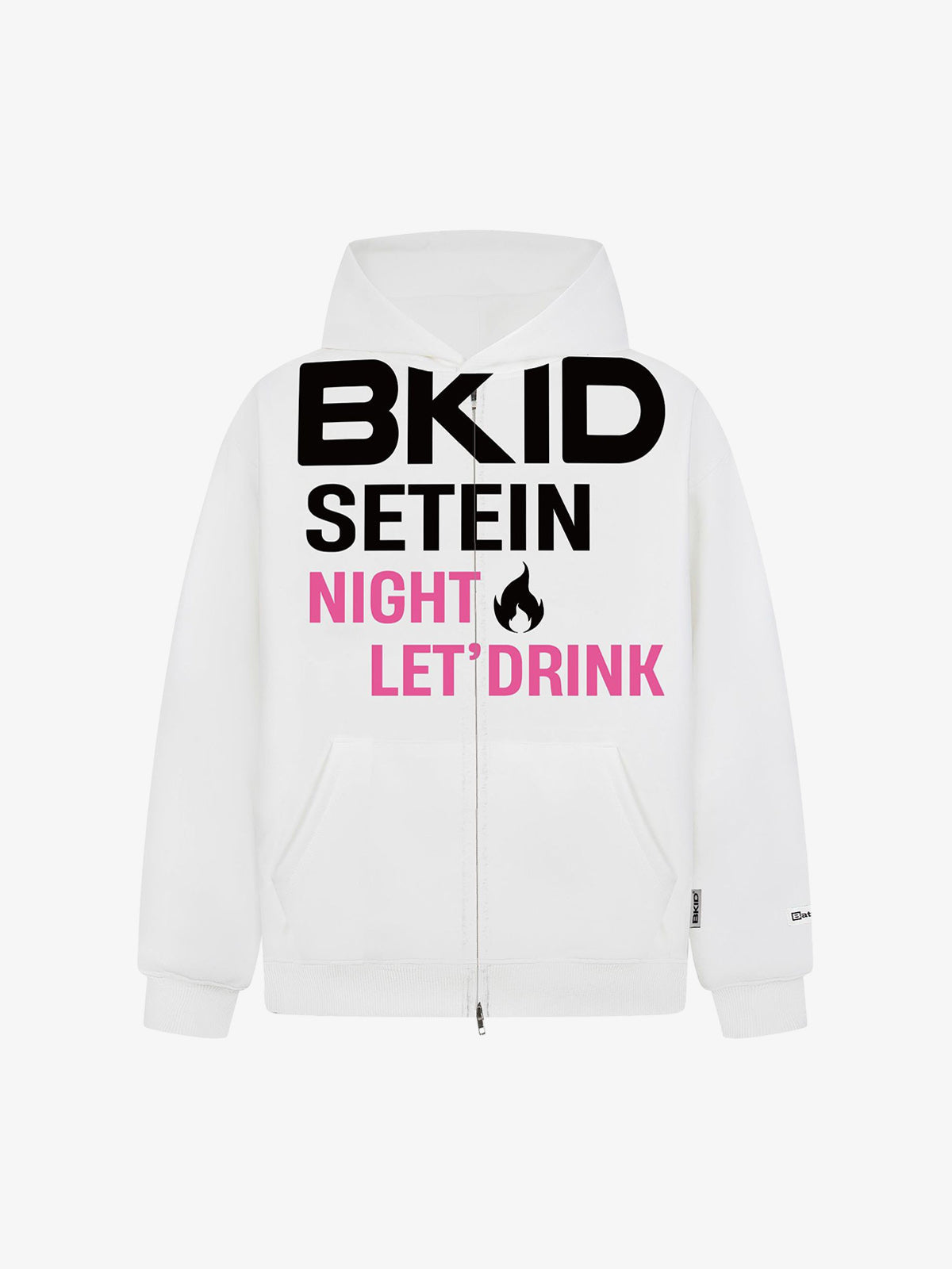 Stylish Hooded Sweatshirt with Bold Graphic Print for Night Out Adventures 