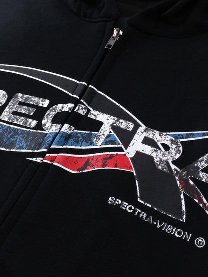 Wasteland Dirty Dyed Cardigan Hoodie 