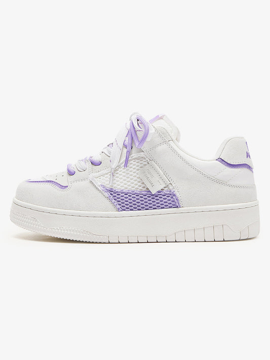 Fashionable Neon Green and White Low-top Sneakers for Everyday Wear 