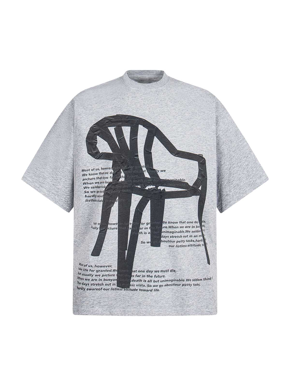 Retro Graffiti Chair Lettering T-shirt