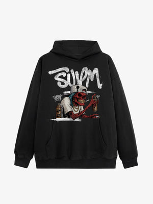 Thesupermade Street Skull Graffiti Master Hoodie 