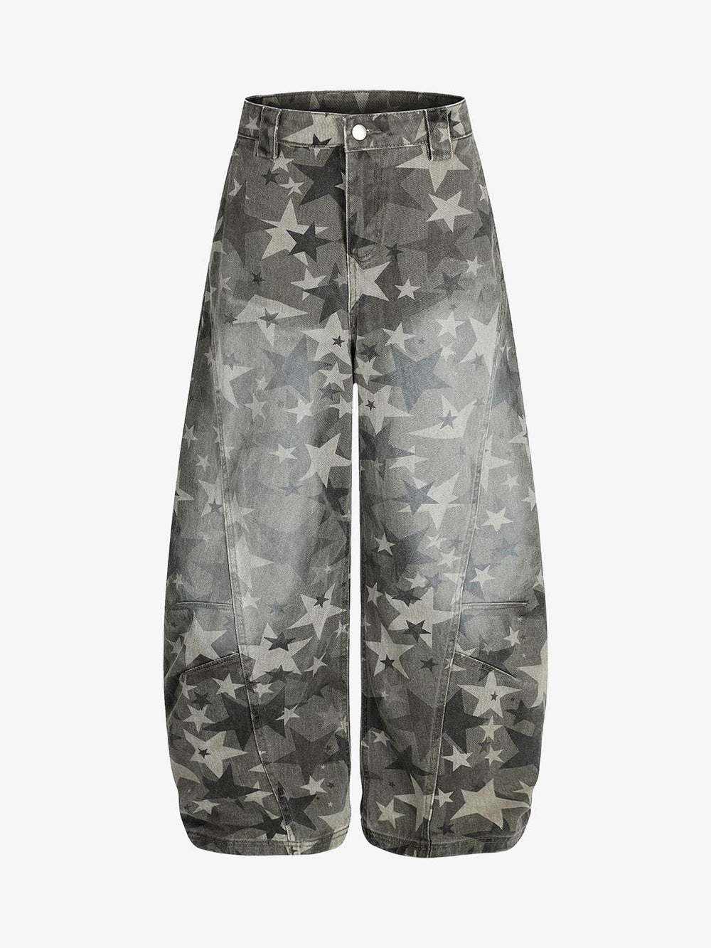 Camouflage Machete RO Star Wide-Leg Jeans 