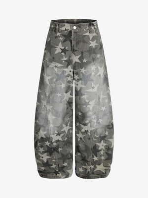 Star-Print Wide-Leg Culottes for Women - Stylish and Comfortable Everyday Wear 