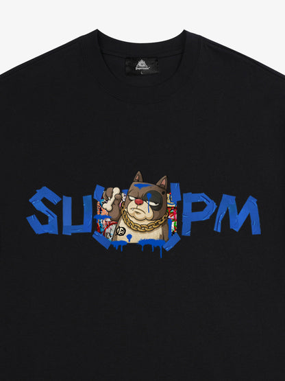 SUPM Graffiti Tape Graphic T-shirt 