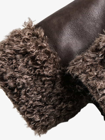 Stylish Faux Fur Trimmed Jacket for Winter Warmth and Fashion 