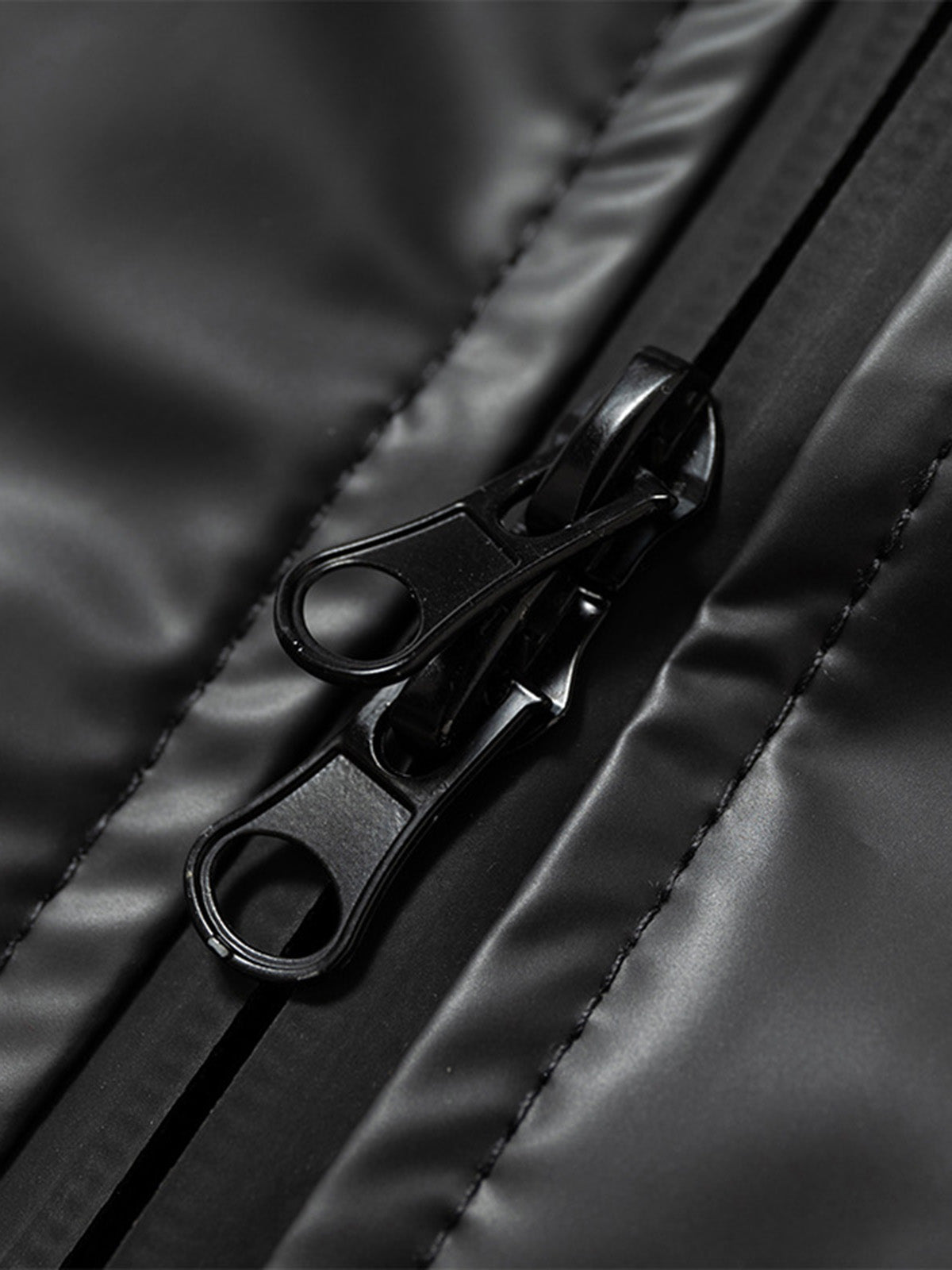 Thesupermade Shiny Functional Waterproof Hooded Jacket 