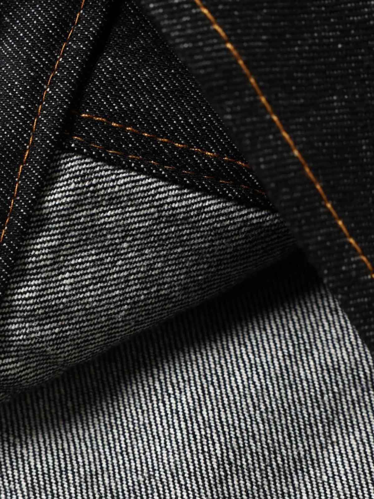 Stand Collar Clasp Detail Denim Jacket 