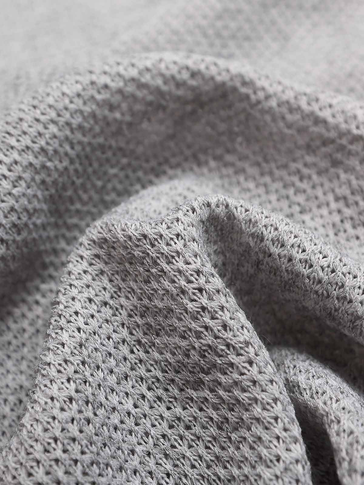 Star Pattern Cropped Knit Jersey T-Shirt