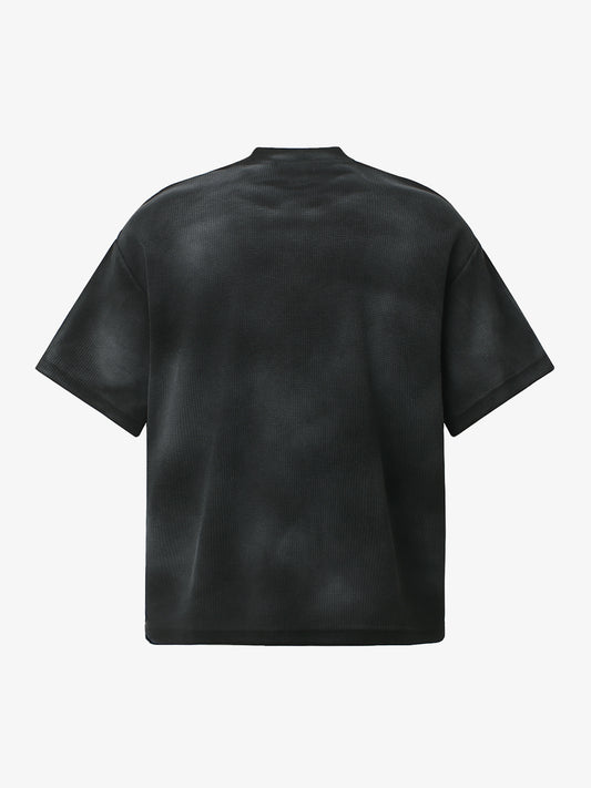 Textured Black T-Shirt