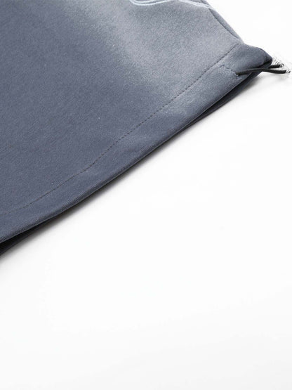 Gradient Washed Embroidered Baggy Sweatpants