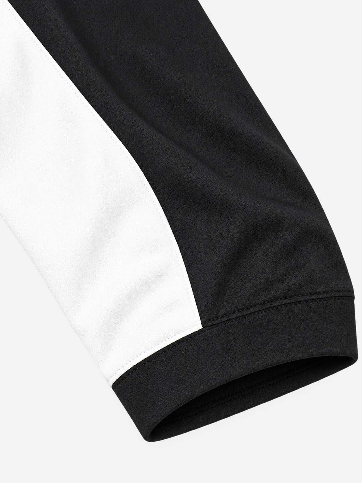 Digital Badge Color Block Sports Long Sleeve Tee