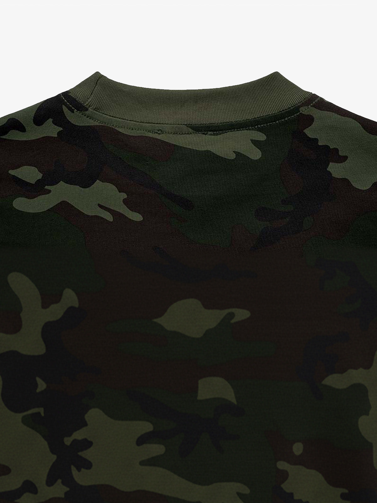 Camouflage Script Logo Graphic T-Shirt 