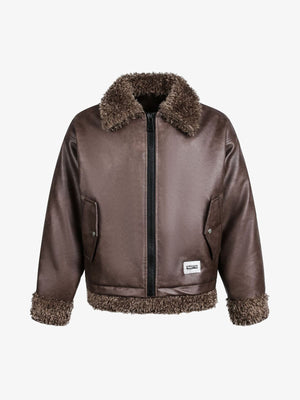 Stylish Faux Fur Trimmed Jacket for Winter Warmth and Fashion 