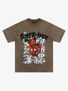 Street Devil Collage Pattern T-shirt 