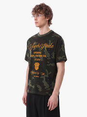 Camouflage Script Logo Graphic T-Shirt 