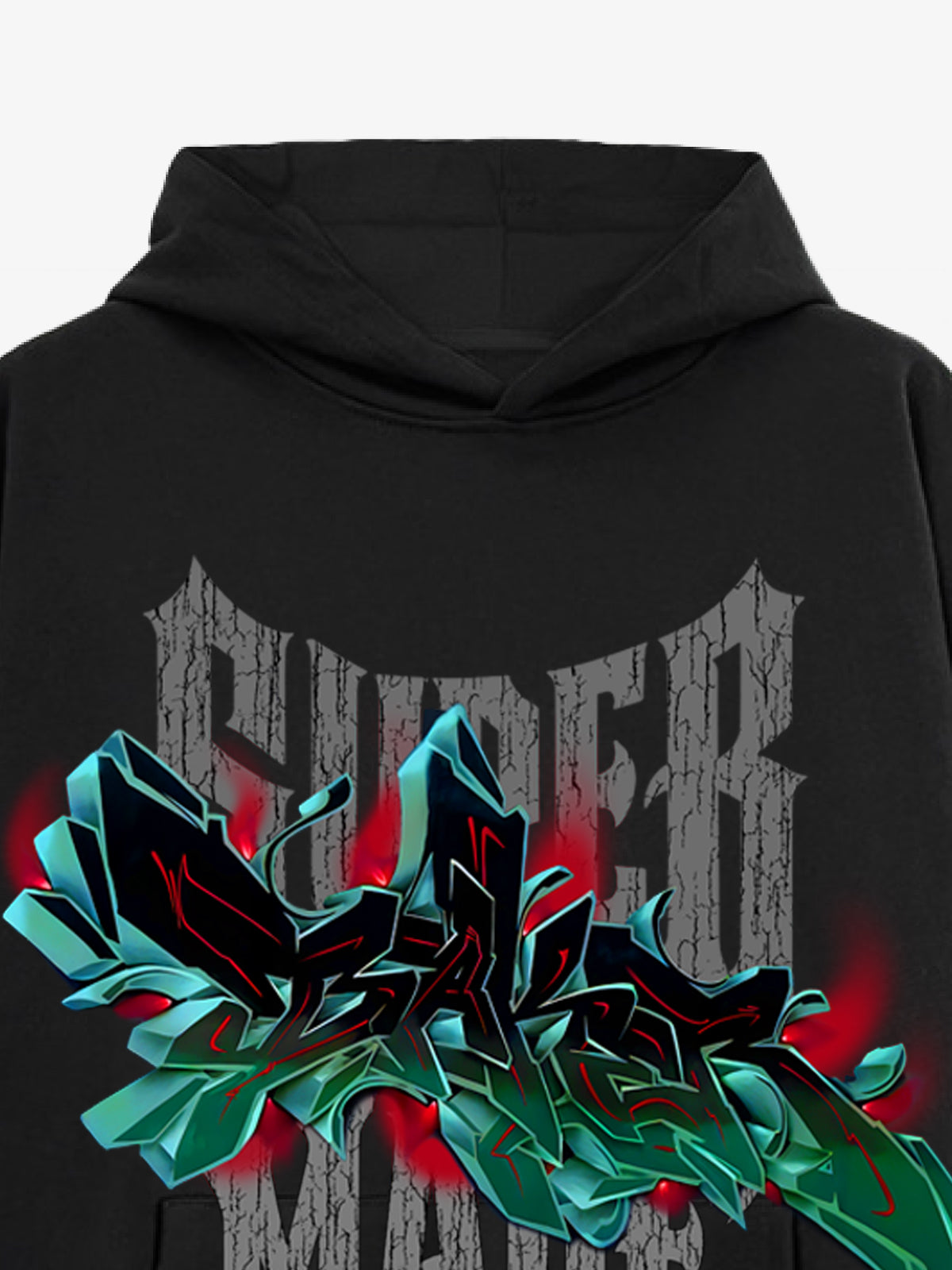 Street Graffiti Pattern Design Hoodie 