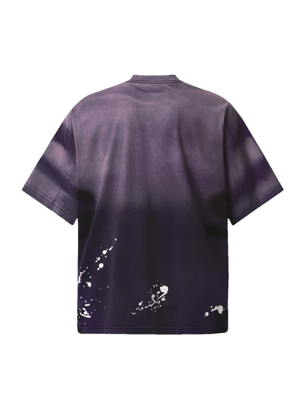 Ink Splash Letter Print T-shirt