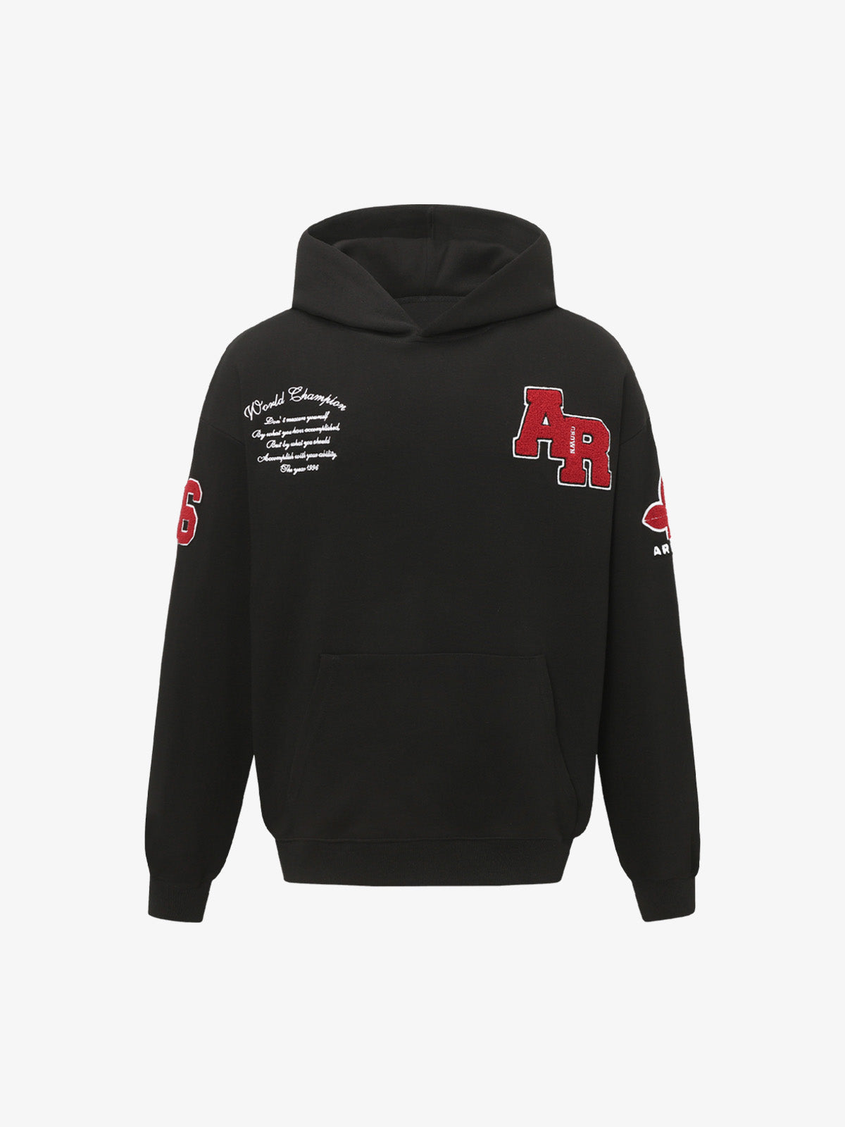 Stylish Embroidered Hoodie with Oversized Fit for Casual Wear 
