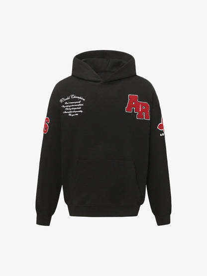 Stylish Embroidered Hoodie with Oversized Fit for Casual Wear 