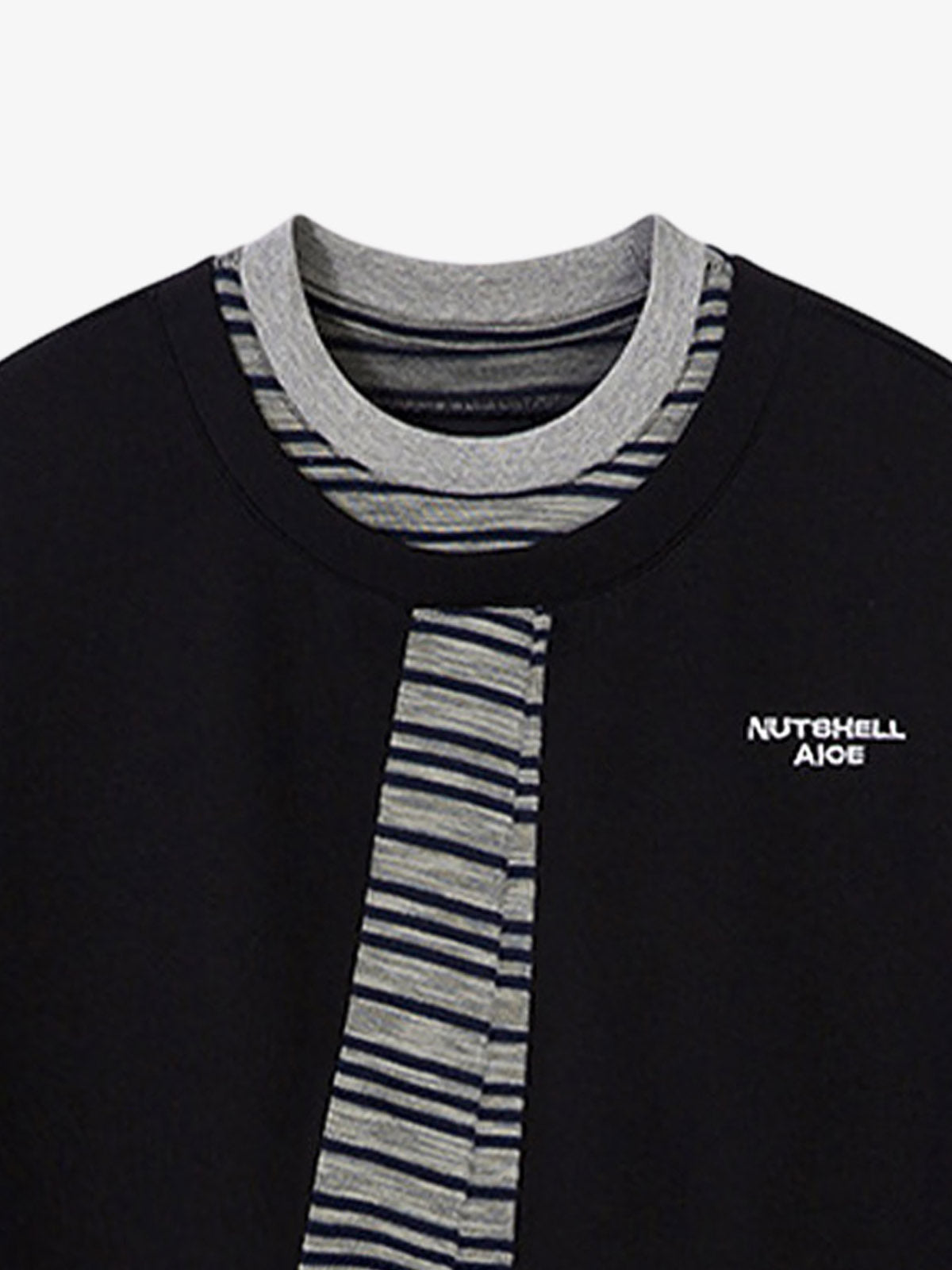 High Street Tie Embroidered Design T-shirt 