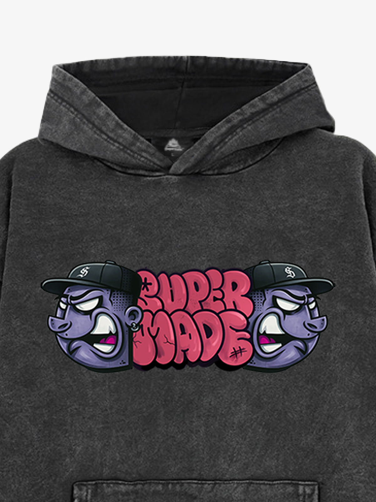 Supermade Graffiti Design Hoodie 