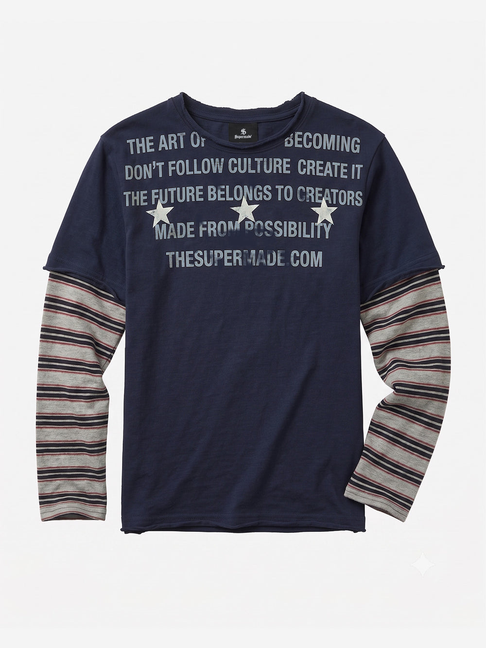 Langarmshirt mit Streifenmuster