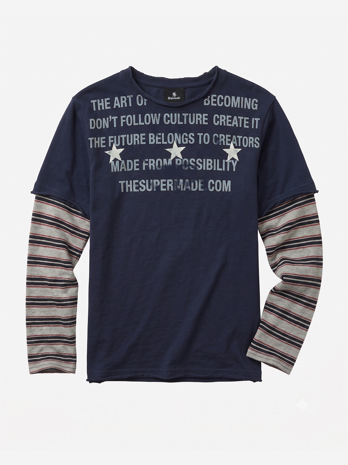 Langarmshirt mit Streifenmuster