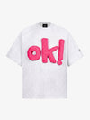 Fun "OK!" Graphic T-Shirt 