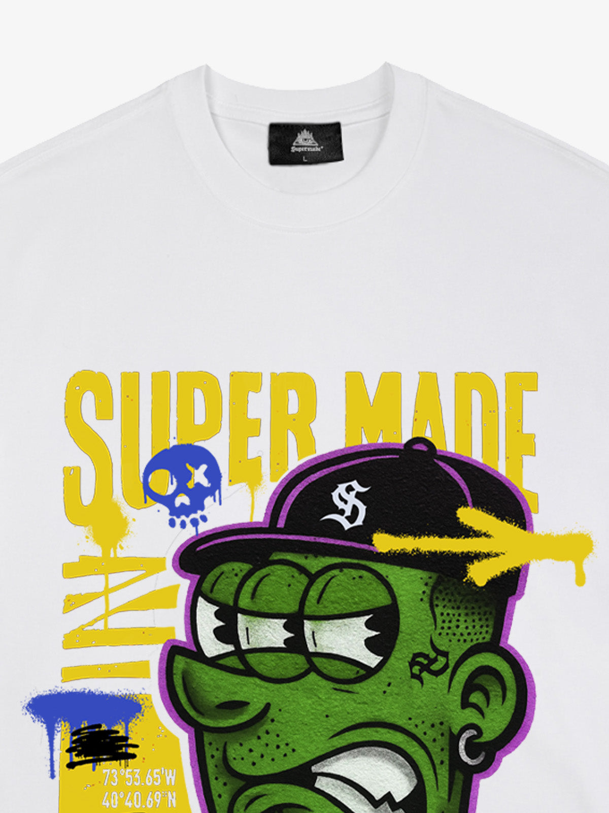 Bold Monster Design Graphic T-Shirt 