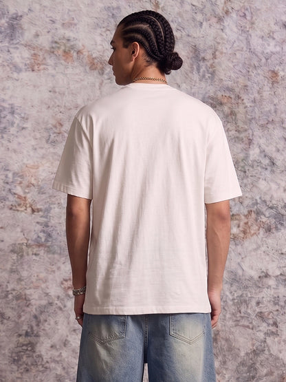 Abstract Hand-Painted Graphic T-Shirt