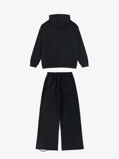 Supermade Distressed Embroidered Tie Dye Set 