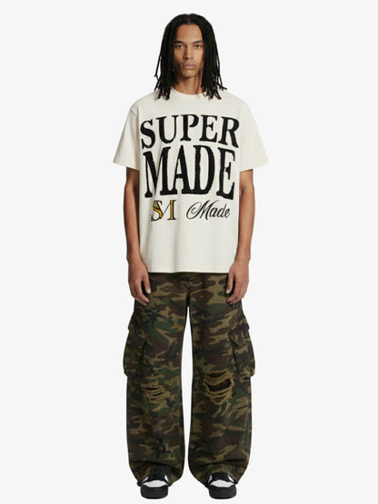 Typography Logo Print T-Shirt 