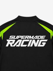 Skull Graphic Layered Racing Logo Long Sleeve Tee; Black / S, Black / M, Black / L, Black / XL, Black / 2XL