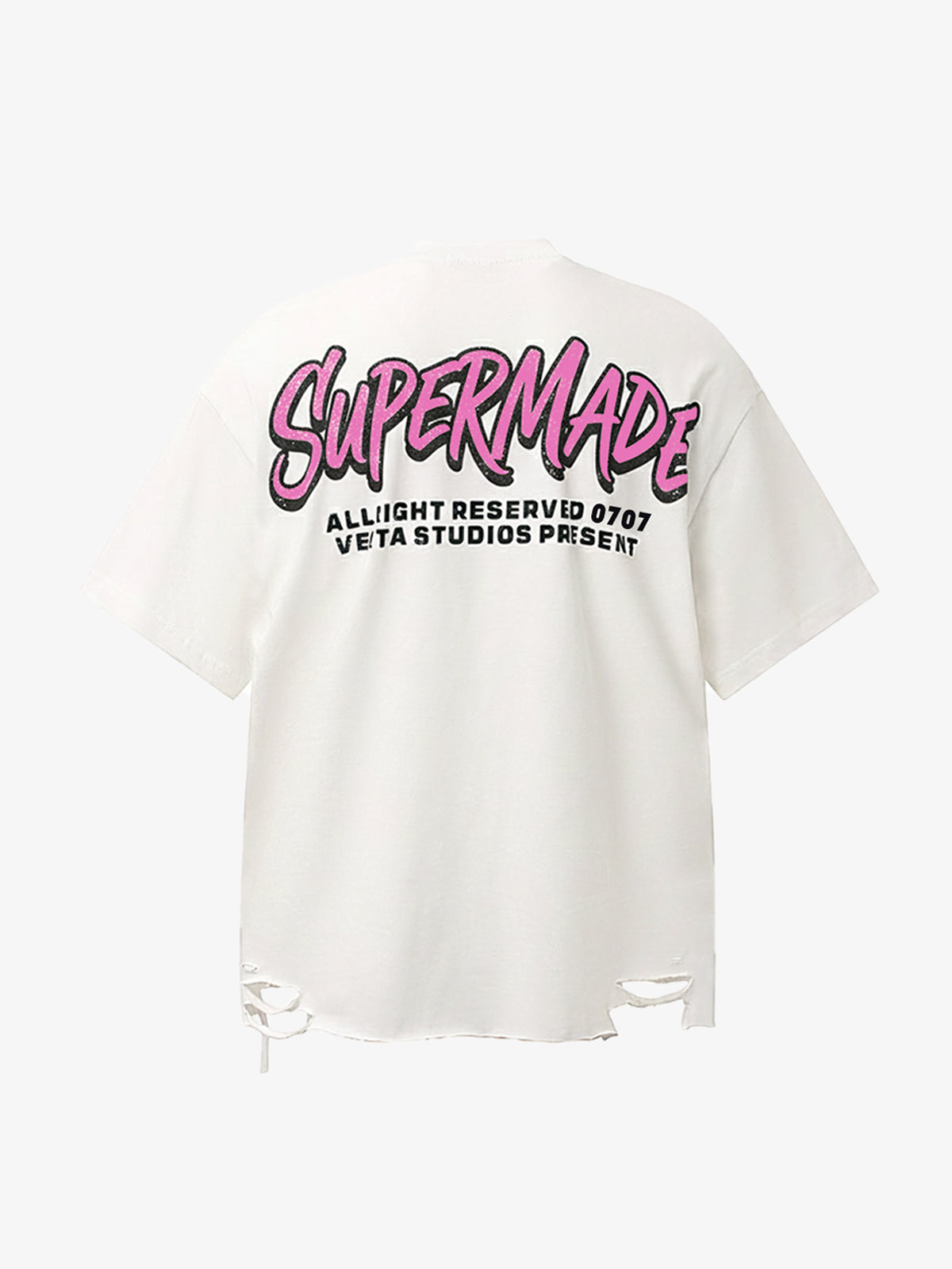 Retro Letter Graphic T-Shirt 