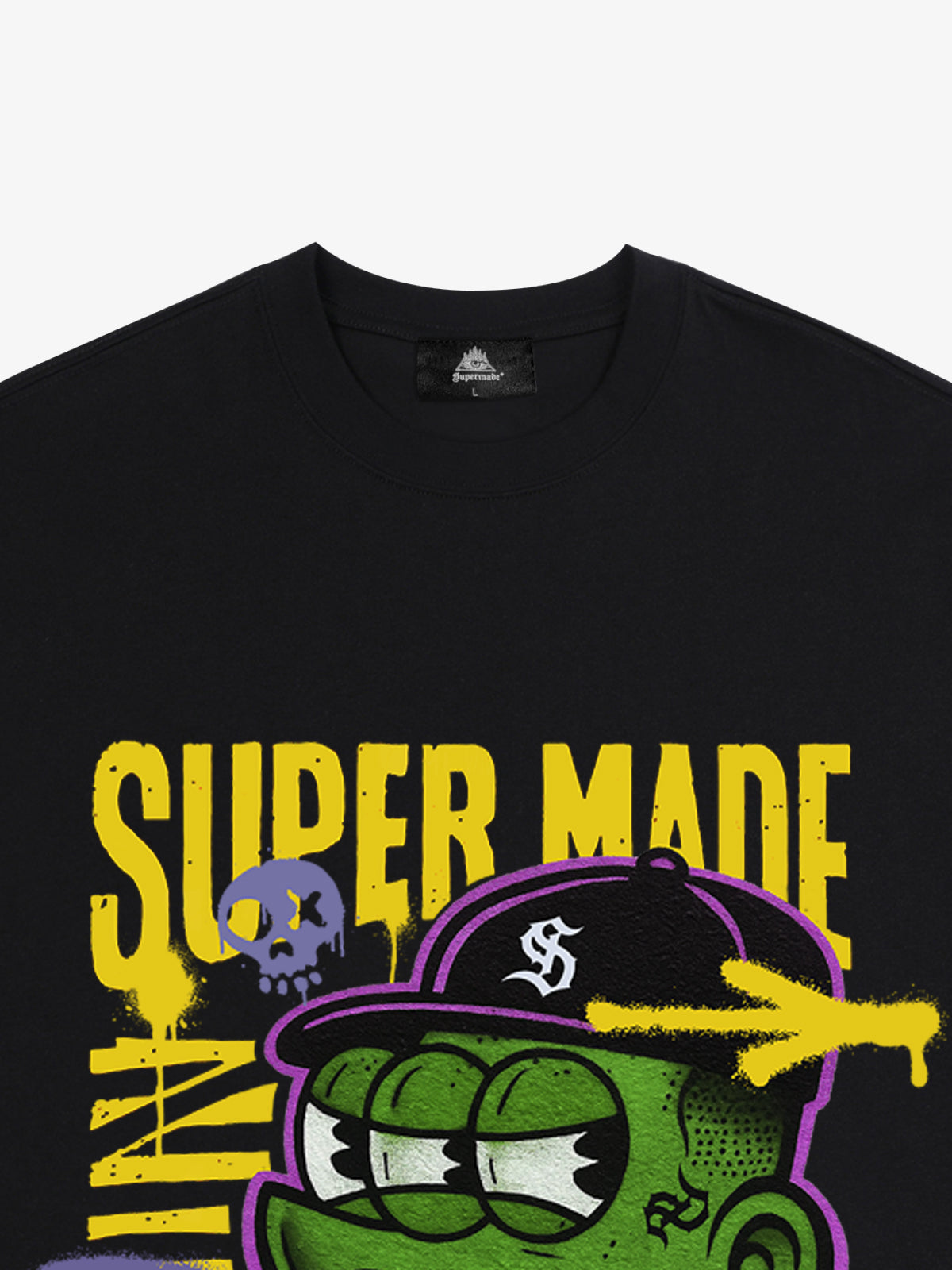 Bold Monster Design Graphic T-Shirt 