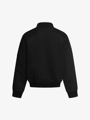 Panel Cut Stand Collar Zip Up Jacket 