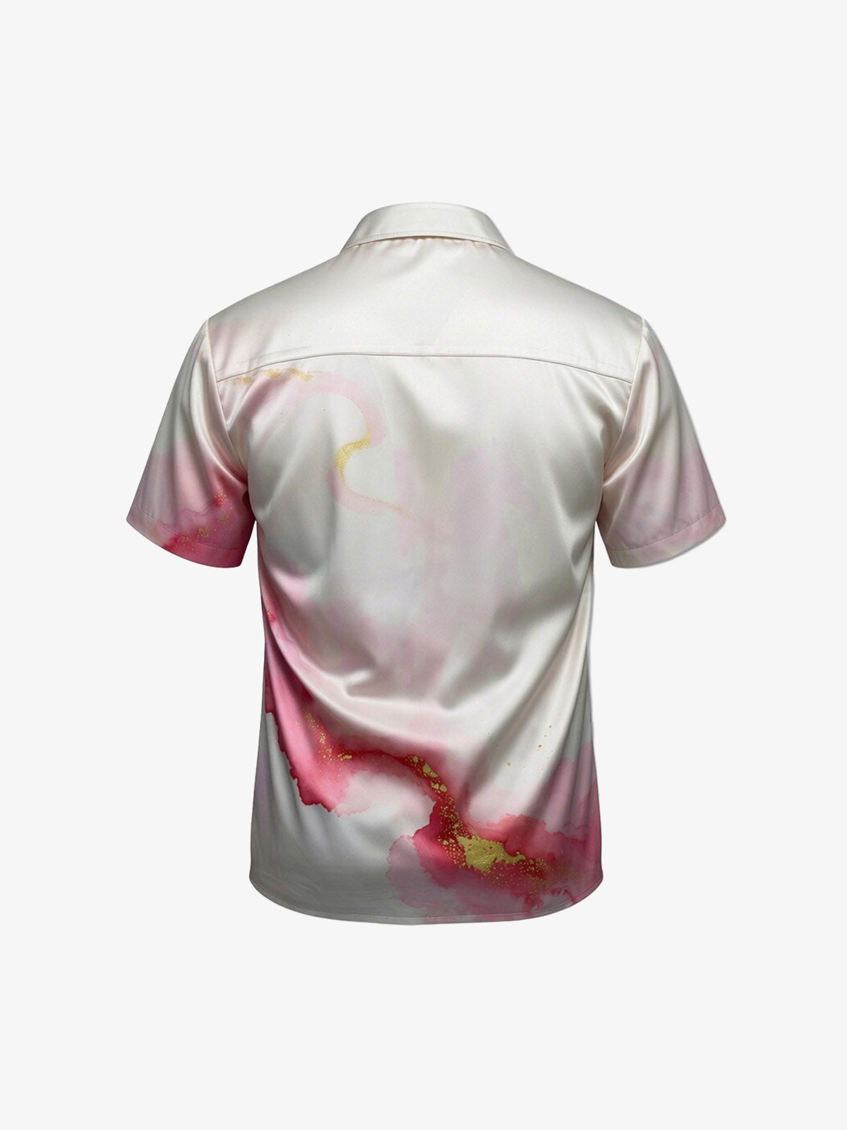 Horse Print Camp Collar Boxy Shirt 