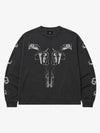 Revolver Graphic Distressed Long Sleeve Tee