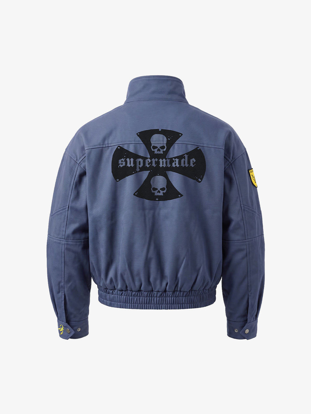 Bestickte, kurze Pilotenjacke mit mehreren Taschen