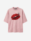 Suede Oversized Streetwear T-Shirt