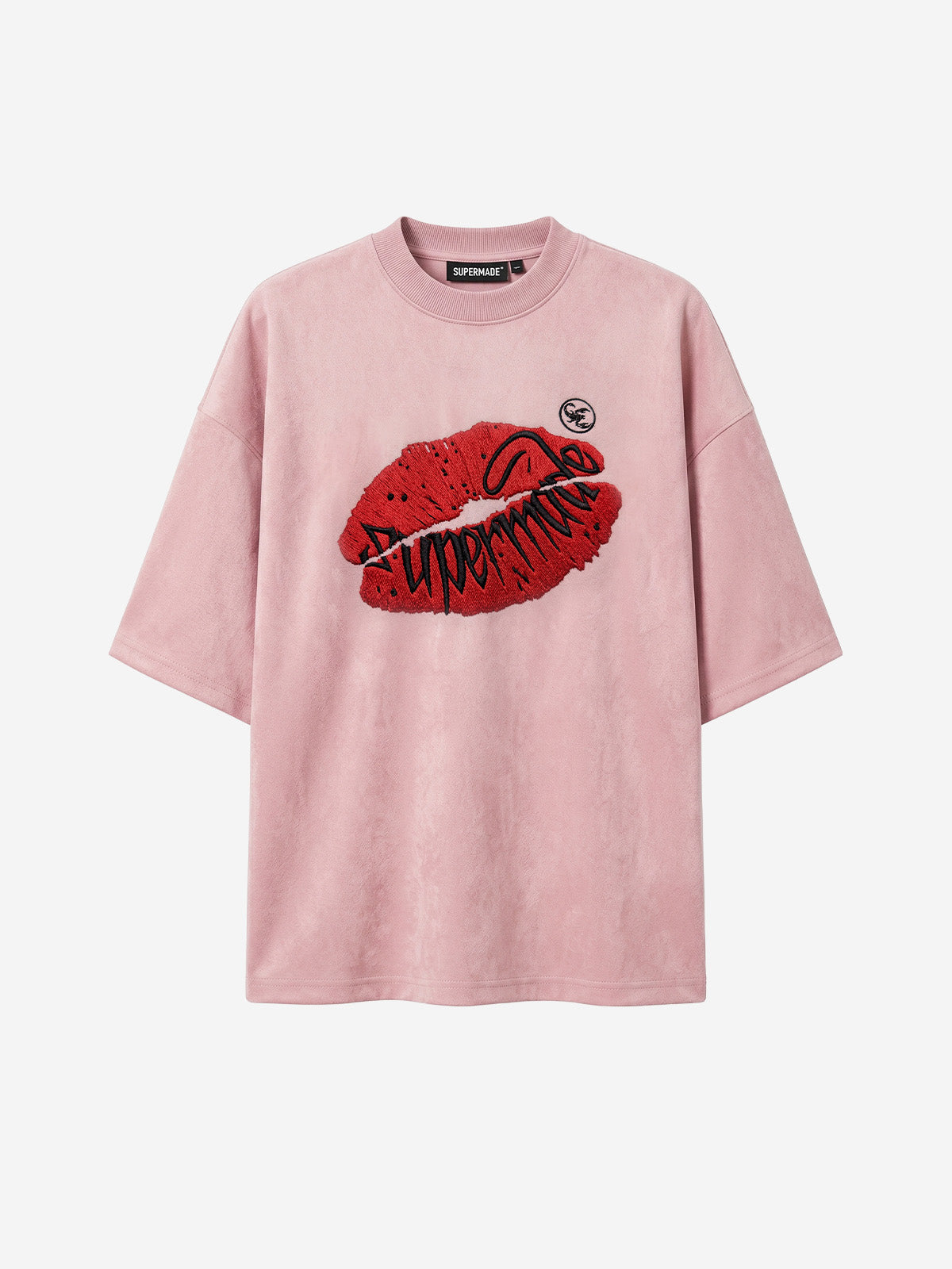 Suede Oversized Streetwear T-Shirt