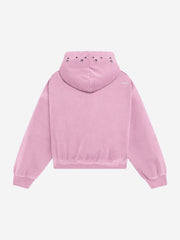 Vintage-Wash Heavyweight Denim Hoodie