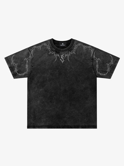 T-Shirt mit Dornenstich