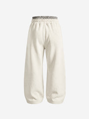 Varsity Graphic Hoodie & Wide-Leg Sweatpants Set