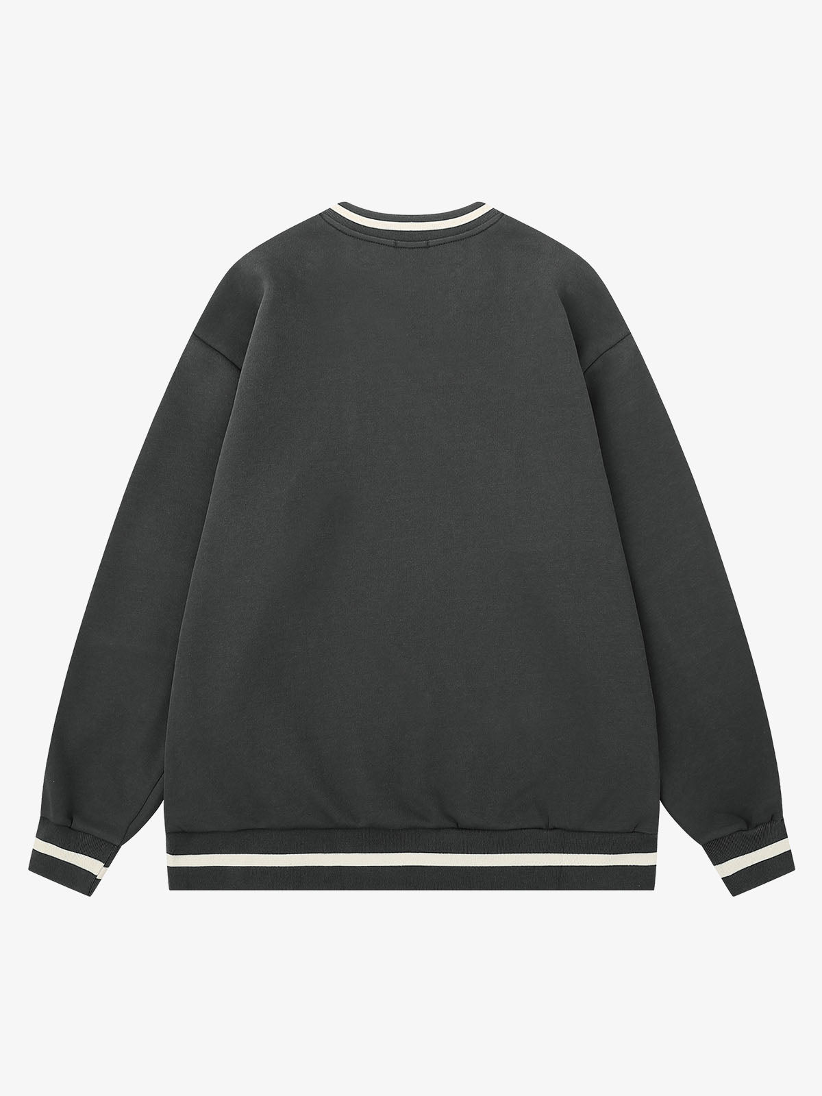 Appliqué Logo V-Neck Sweatshirt