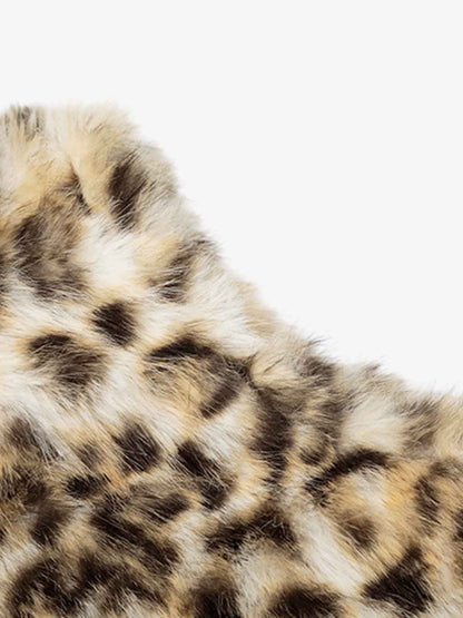 Stylish Sleeveless Vest with Leopard Trim for Men and Women - Perfect for Casual and Trendy Looks 