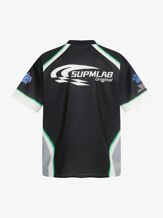 Polyester Supermade Dog Print Sports Jersey 