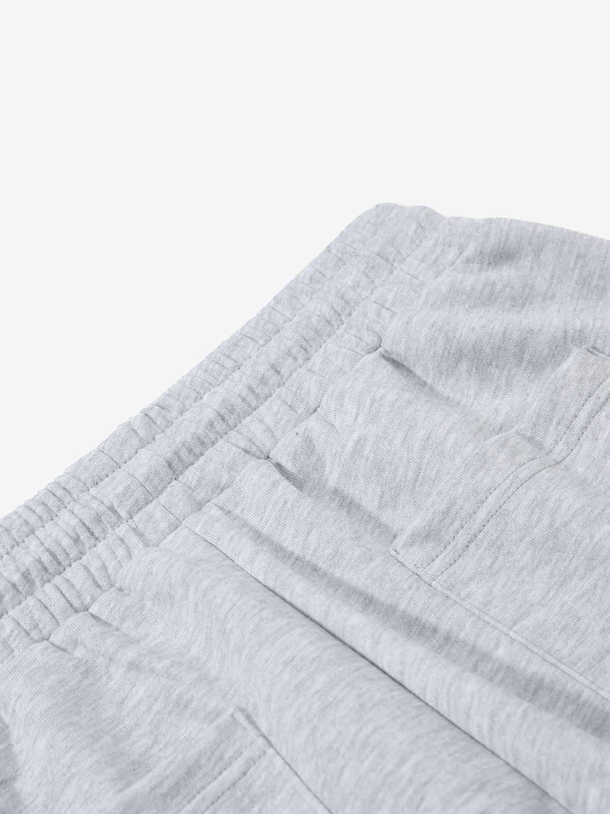 Retro Star Print Drawstring Wide-Leg Barrel Sweatpants 